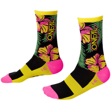 Chaussettes ONEAL MTB Jaune/Rose 2023 O'NEAL Probikeshop 0